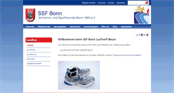 Desktop Screenshot of laufen.ssfbonn.de