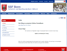 Tablet Screenshot of judo.ssfbonn.de