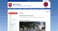 Desktop Screenshot of karate.ssfbonn.de